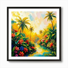 Tropical Jungle 3 Art Print