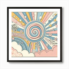 Lollipop Art Print