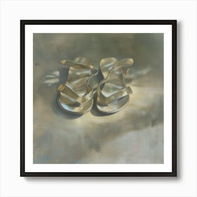 A Twilight Sandals Oil On Canvas Art Print