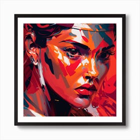 Warrior Queen Fine Art Style Portrait Art Print