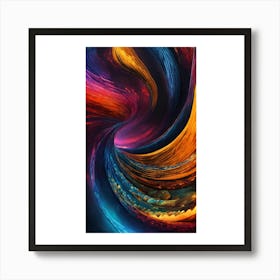 Abstract Swirl Art Print