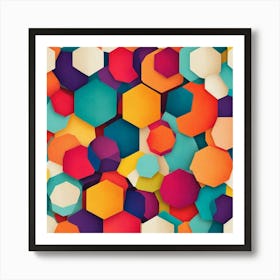 Abstract Geometric Pattern 40 Art Print