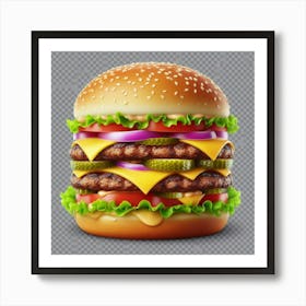 Hamburger 1 Art Print