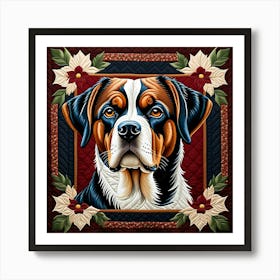 Dog Quilt Affiche