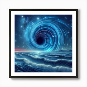 Astral Waveform Fantasy Art Print