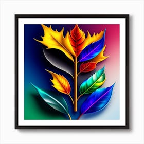 Autumn Leaves Art Print