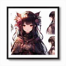 Anime Girl (32) Art Print