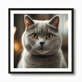 British Shorthair Cat 7 Art Print