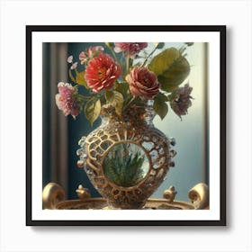 Vase Unique And Rare Decorative Antique 10 Art Print