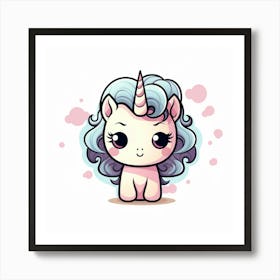 Cute Unicorn 352 Art Print