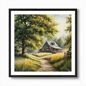 Country Road 4 Art Print