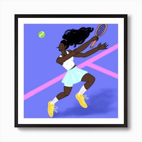 Wimbledon Girl Square Affiche