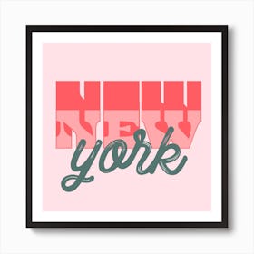 New York Square Art Print