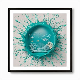 Splatter Painting 4 Art Print