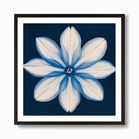 Blue Flower 5 Art Print