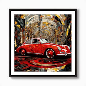 Porsche 356 Art Print