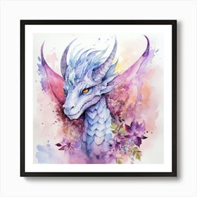 Blue Dragon Art Print