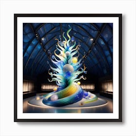 Chinese Glass Tree Art Print