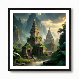 Asian Temple Art Print