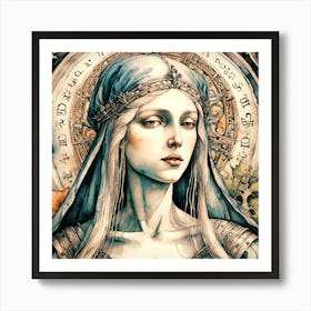 Virgin Mary Art Print