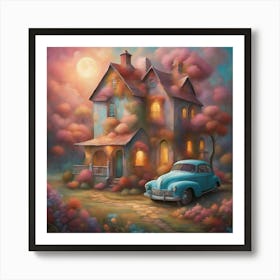 House In The Woods Art Print