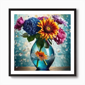 Flowers In A Vase 92 Art Print