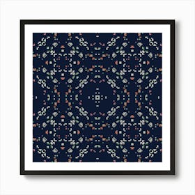 Seamless Pattern 25 Art Print
