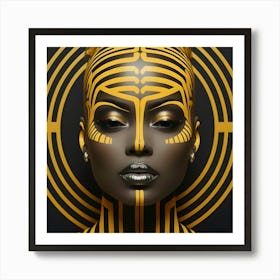 African Woman 17 Art Print