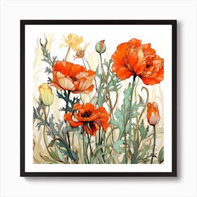 Poppies Art Print