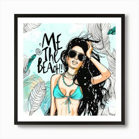 My Khe Beach - Summer Retreat Art Print