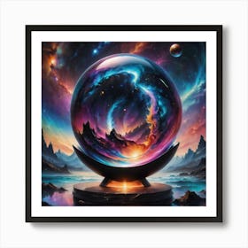 Globe World Art Print