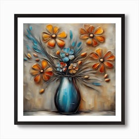 Flowers In A Vase 14 Art Print