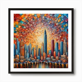 New York City Skyline Art Print