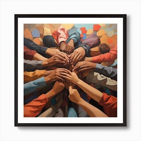 Teamwork Art Print