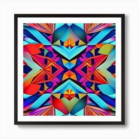 Abstract Psychedelic Pattern 4 Art Print