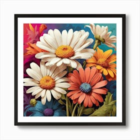 Daisies art print Art Print