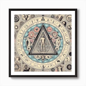 Occult Circle Art Print