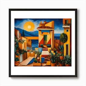 House By The Sea Art Print