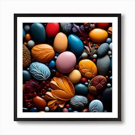 Colorful Beads Poster