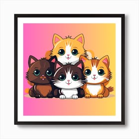 cute kitten 7 Art Print