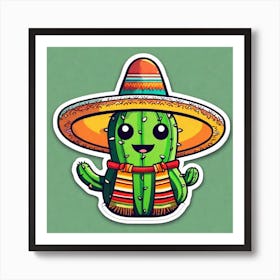 Mexican Cactus 12 Art Print