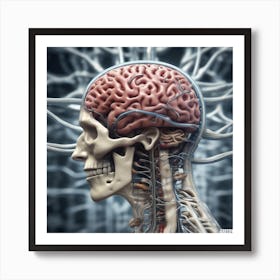 Brain Anatomy 5 Art Print