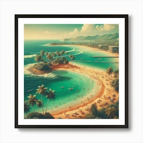 Hawaiian Beach Art Print