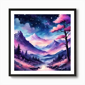 Landscape Painting Art Print