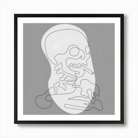 Skeleton Art Print