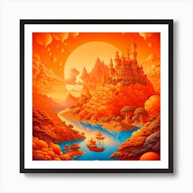 Castle Of Clouds Art Print