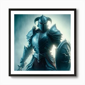 Knight In Armor Art Print