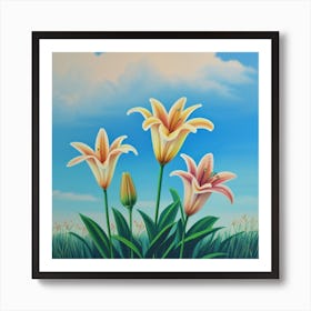 Lily Painting 2 Art Print