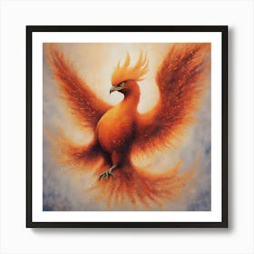 Fiery Phoenix 5 Art Print