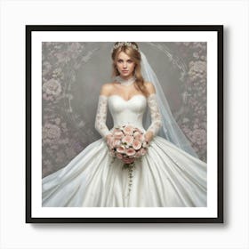 Wedding Dress 2 Art Print